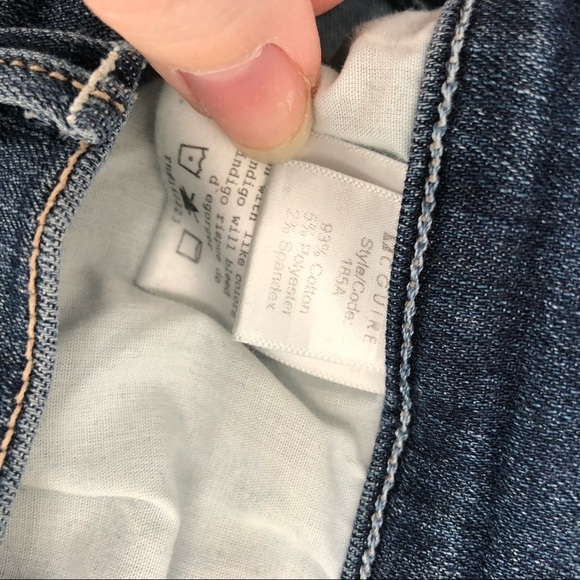 MCGUIRE DENIM High Rise Distressed Jeans Stretch Denim Women Ripped 29 Newton - Picture 7 of 8